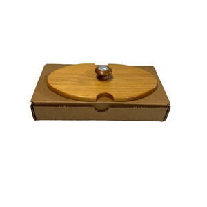 2000 Longaberger Woodcrafts Century Celebrations Cheer Lid w/Star Knob